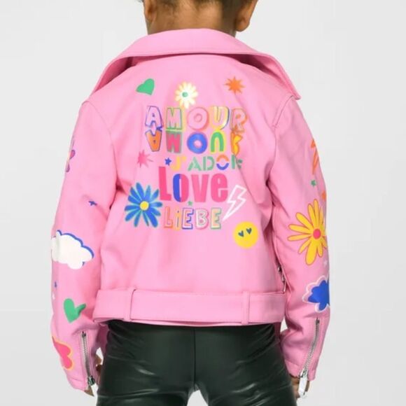 NWT Hanna Banana Faux Leather Jacket (size 6) - Picture 2 of 12